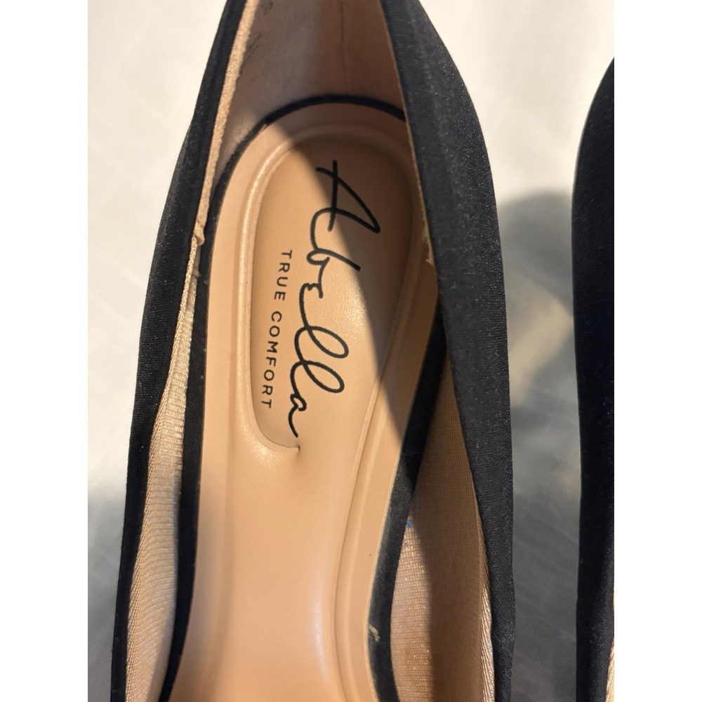 Abella True Comfort Galaxy Black Pumps Shoes~US 8M~ 3 " Heels Closed Toe Classic - Picture 3 of 10